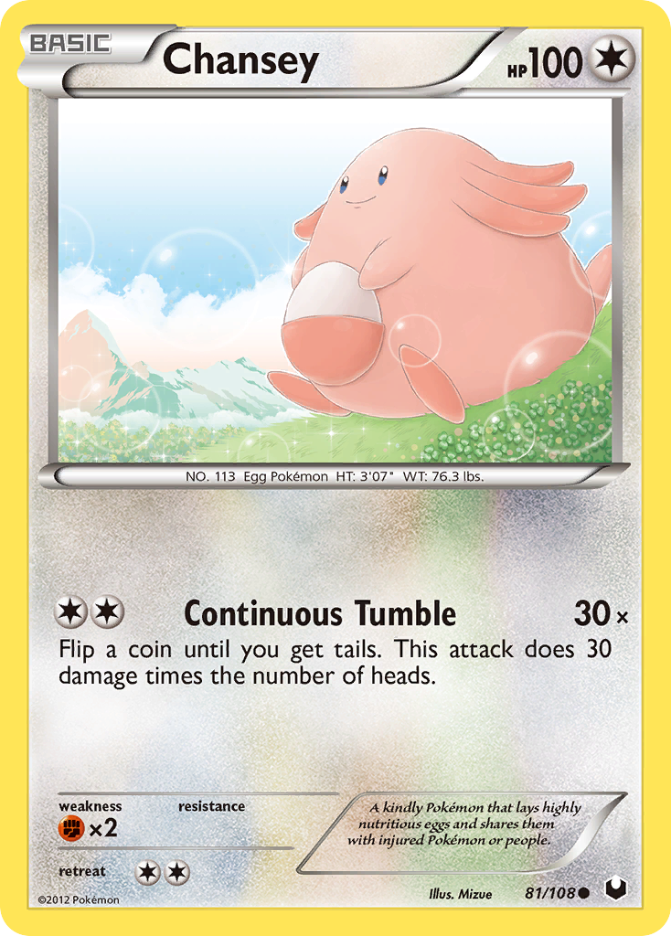 Chansey (81/108) [Black & White: Dark Explorers] | Game Master's Emporium (The New GME)