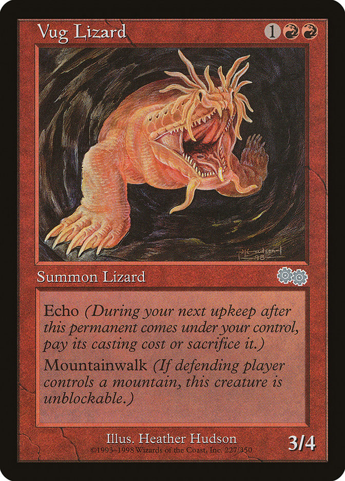 Vug Lizard [Urza's Saga] | Game Master's Emporium (The New GME)