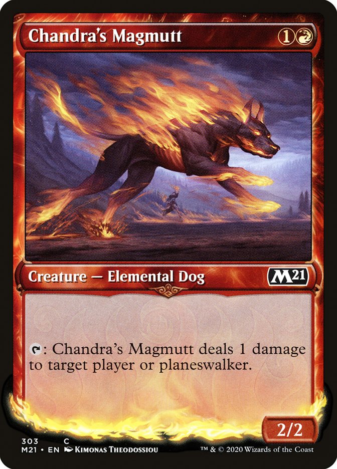 Chandra's Magmutt (Showcase) [Core Set 2021] | Game Master's Emporium (The New GME)