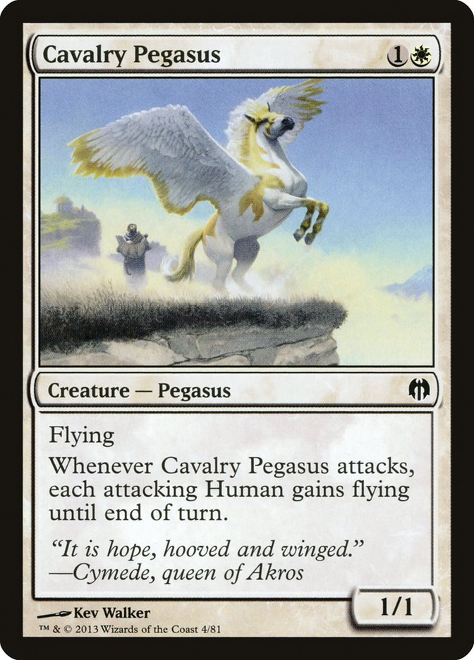 Cavalry Pegasus [Duel Decks: Heroes vs. Monsters] | Game Master's Emporium (The New GME)