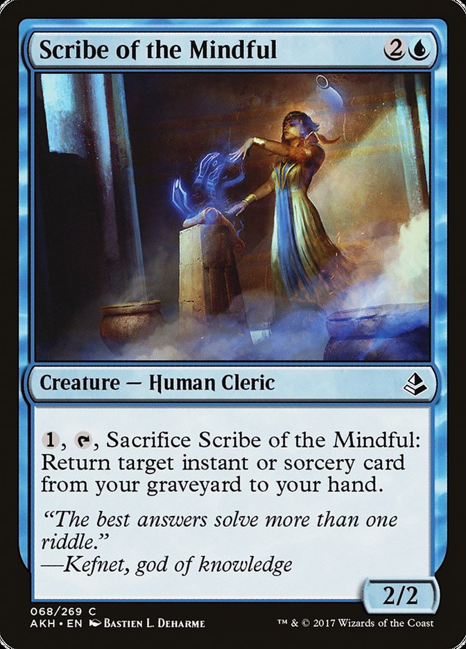 Scribe of the Mindful [Amonkhet] | Game Master's Emporium (The New GME)