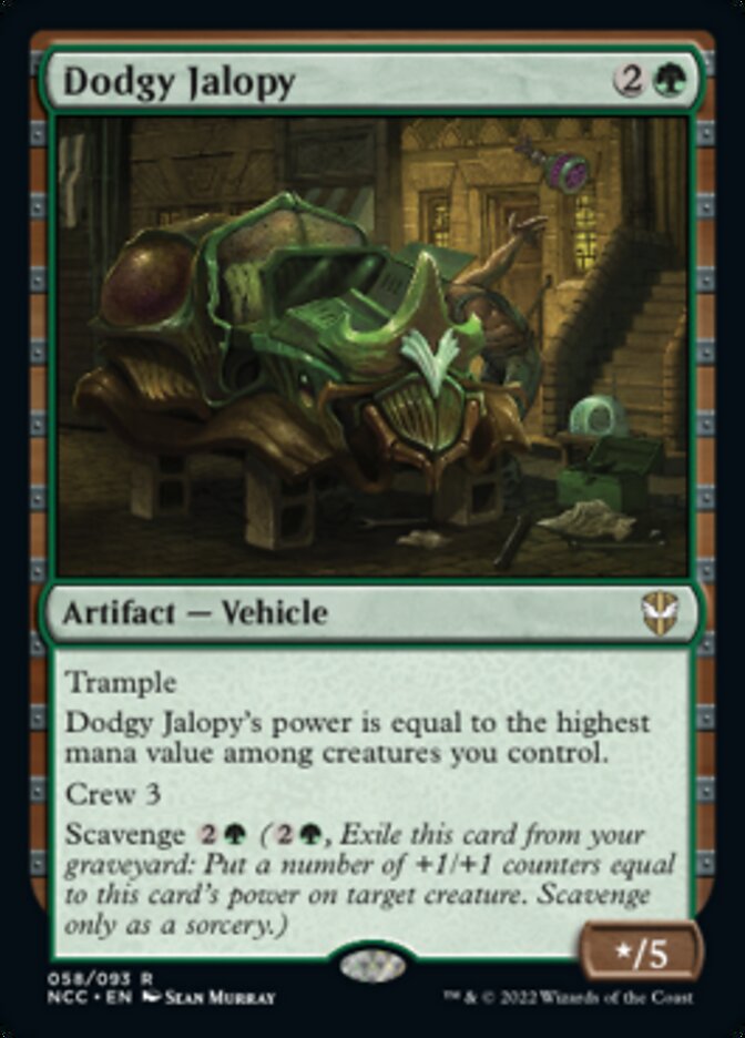 Dodgy Jalopy [Streets of New Capenna Commander] | Game Master's Emporium (The New GME)
