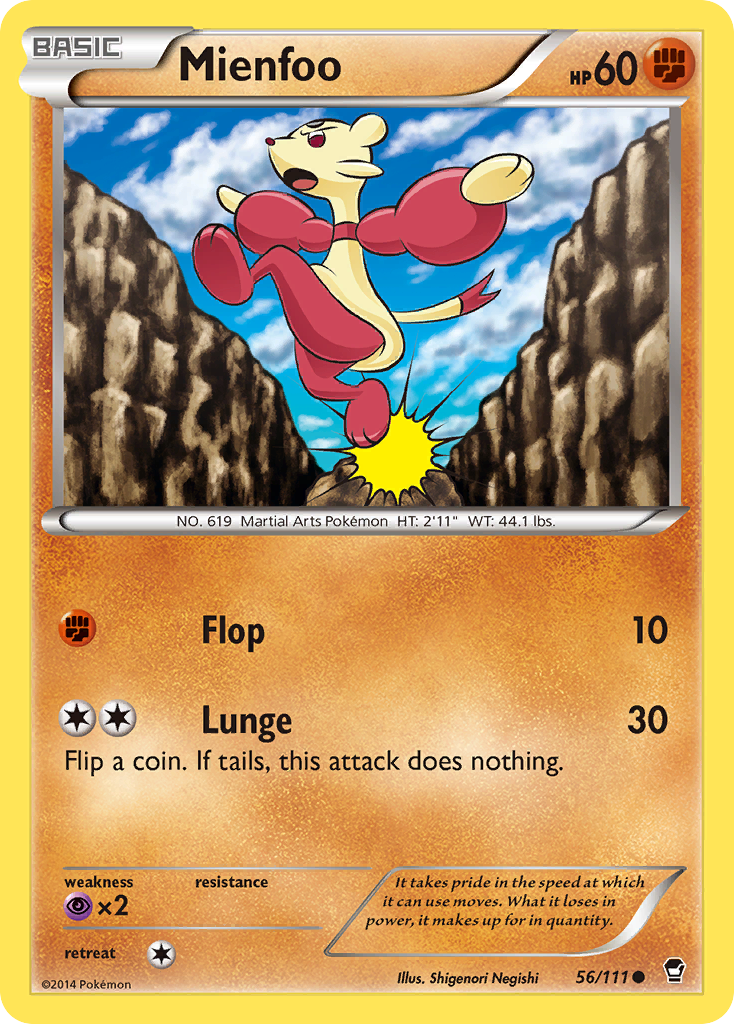 Mienfoo (56/111) [XY: Furious Fists] | Game Master's Emporium (The New GME)