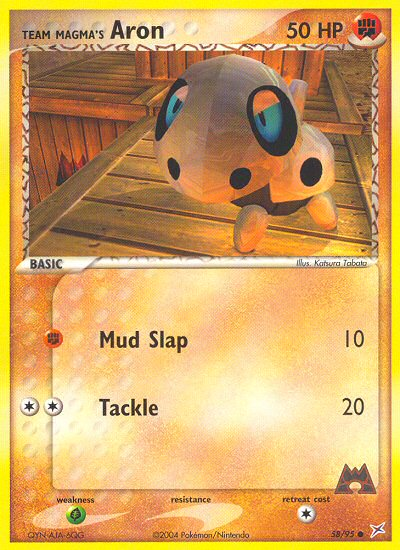 Team Magma's Aron (58/95) [EX: Team Magma vs Team Aqua] | Game Master's Emporium (The New GME)