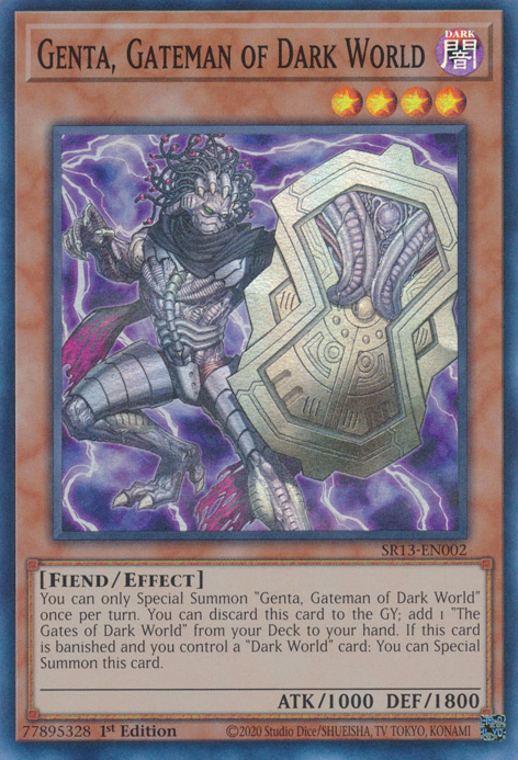 Genta, Gateman of Dark World [SR13-EN002] Super Rare | Game Master's Emporium (The New GME)