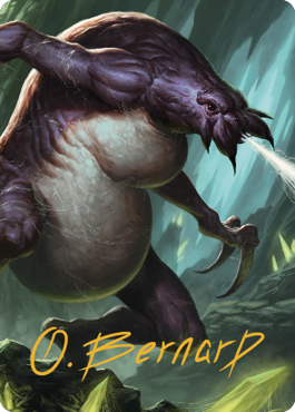 Ettercap Art Card (Gold-Stamped Signature) [Commander Legends: Battle for Baldur's Gate Art Series] | Game Master's Emporium (The New GME)