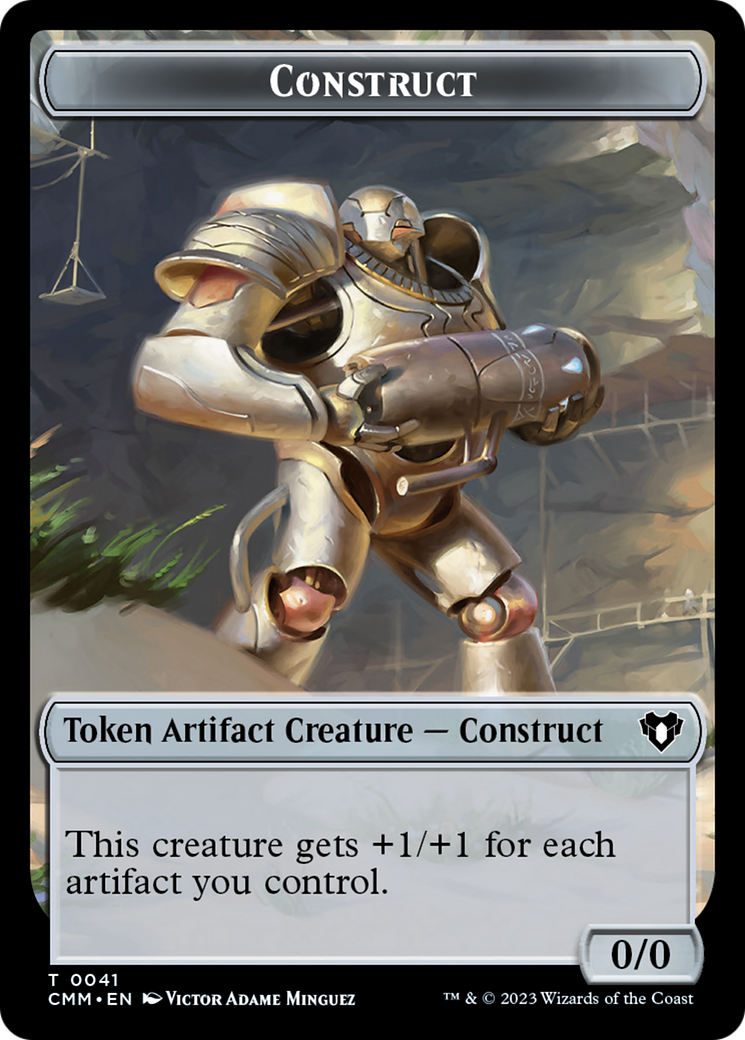 Thopter // Construct (41) Double-Sided Token [Commander Masters Tokens] | Game Master's Emporium (The New GME)