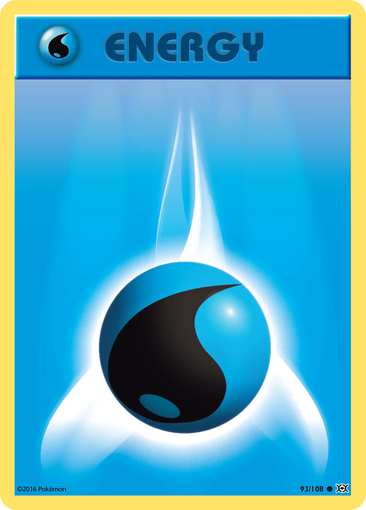 Water Energy (93/108) [XY: Evolutions] | Game Master's Emporium (The New GME)