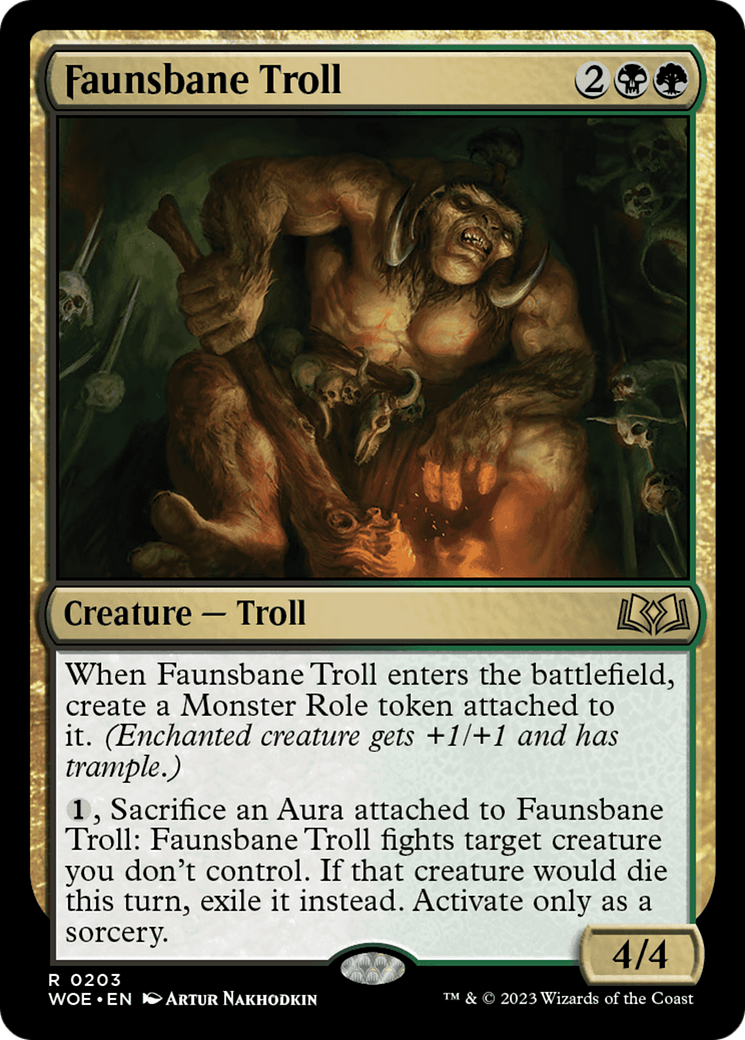 Faunsbane Troll [Wilds of Eldraine] | Game Master's Emporium (The New GME)