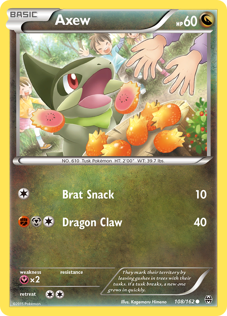 Axew (108/162) [XY: BREAKthrough] | Game Master's Emporium (The New GME)