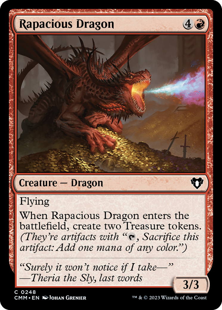 Rapacious Dragon [Commander Masters] | Game Master's Emporium (The New GME)