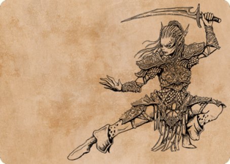 Lae'zel, Vlaakith's Champion Art Card [Commander Legends: Battle for Baldur's Gate Art Series] | Game Master's Emporium (The New GME)
