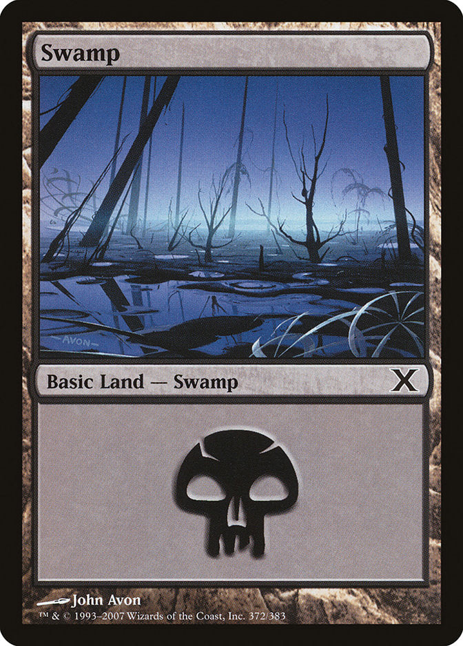 Swamp (372) [Tenth Edition] | Game Master's Emporium (The New GME)