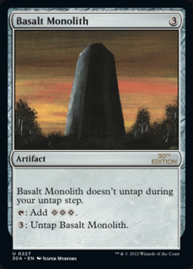 Basalt Monolith [30th Anniversary Edition] | Game Master's Emporium (The New GME)