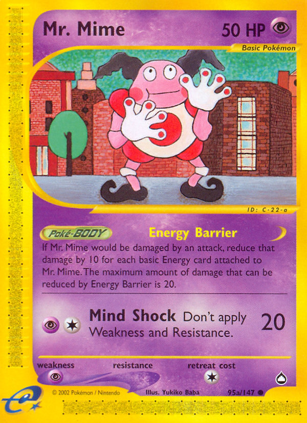 Mr. Mime (95a/147) [Aquapolis] | Game Master's Emporium (The New GME)