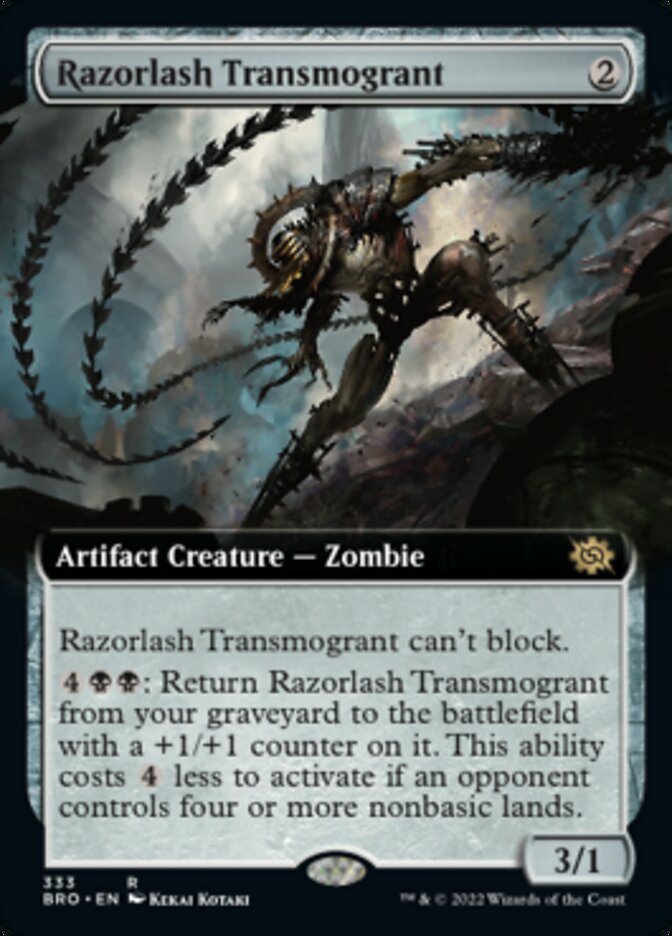 Razorlash Transmogrant (Extended Art) [The Brothers' War] | Game Master's Emporium (The New GME)