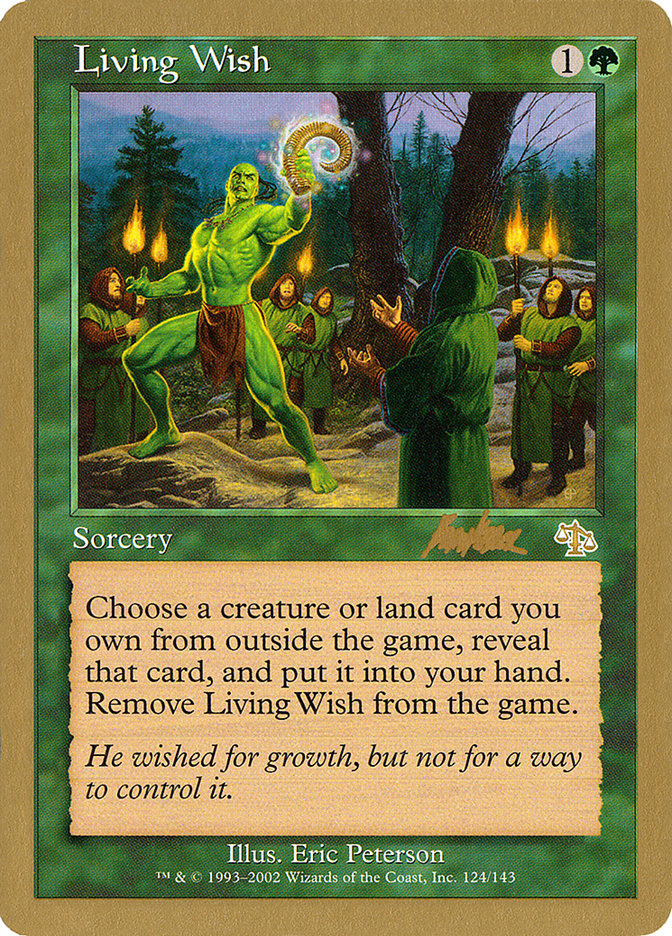 Living Wish (Brian Kibler) [World Championship Decks 2002] | Game Master's Emporium (The New GME)