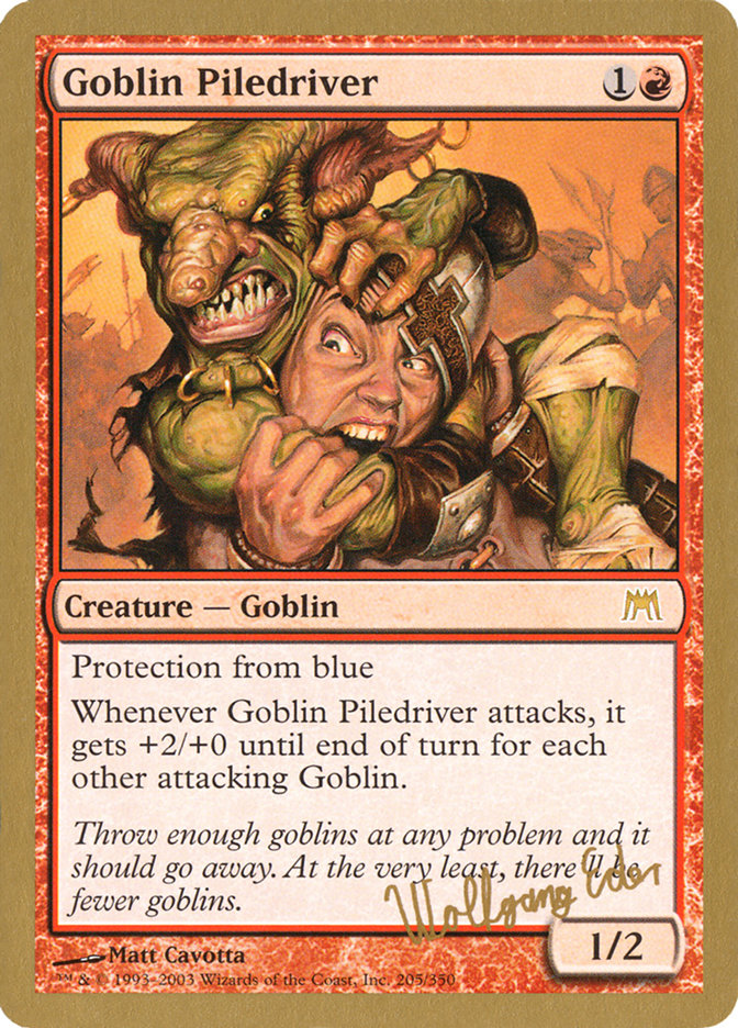 Goblin Piledriver (Wolfgang Eder) [World Championship Decks 2003] | Game Master's Emporium (The New GME)