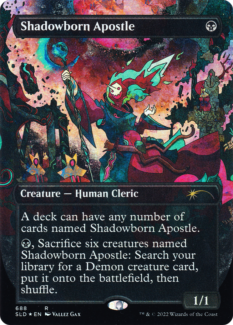 Shadowborn Apostle (688) (Borderless) [Secret Lair Drop Promos] | Game Master's Emporium (The New GME)