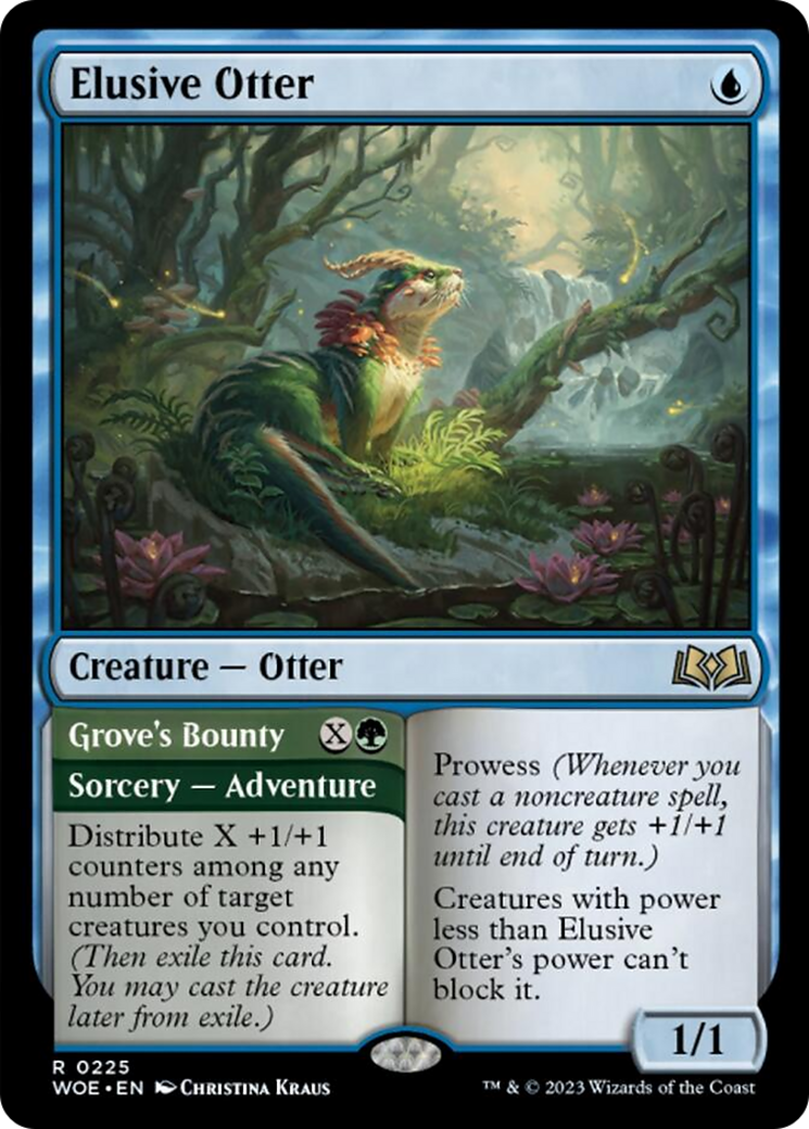 Elusive Otter // Grove's Bounty [Wilds of Eldraine] | Game Master's Emporium (The New GME)