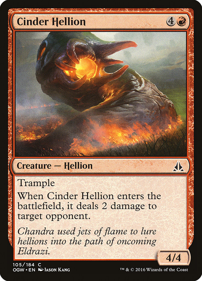 Cinder Hellion [Oath of the Gatewatch] | Game Master's Emporium (The New GME)