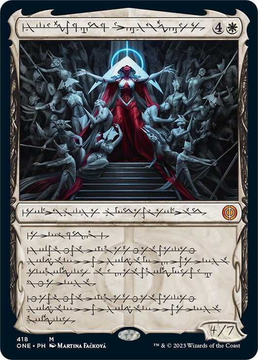 Elesh Norn, Mother of Machines (Phyrexian Step-and-Compleat Foil) [Phyrexia: All Will Be One] | Game Master's Emporium (The New GME)
