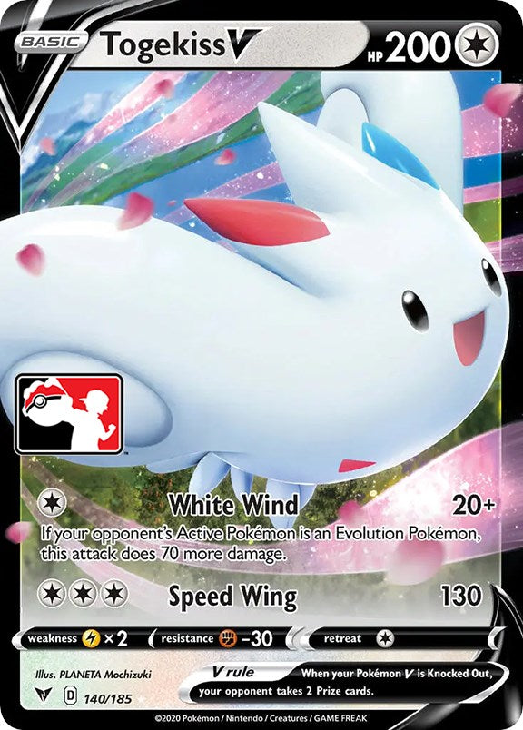 Togekiss V (140/185) [Prize Pack Series One] | Game Master's Emporium (The New GME)