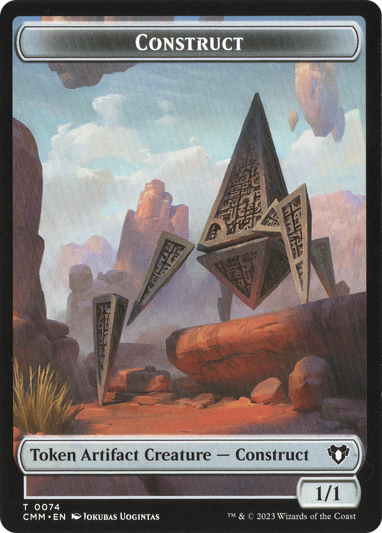 Thopter // Construct (0074) Double-Sided Token [Commander Masters Tokens] | Game Master's Emporium (The New GME)