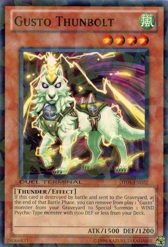 Gusto Thunbolt [DT05-EN072] Common | Game Master's Emporium (The New GME)