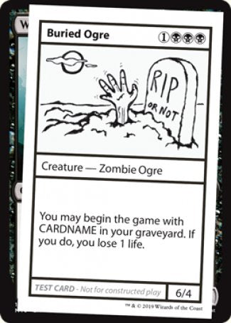 Buried Ogre (2021 Edition) [Mystery Booster Playtest Cards] | Game Master's Emporium (The New GME)