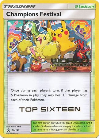 Champions Festival(SM148) (2018 Top Sixteen) [Sun & Moon: Black Star Promos] | Game Master's Emporium (The New GME)