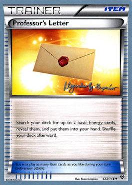 Professor's Letter (123/146) (Primal Groudon - Alejandro Ng-Guzman) [World Championships 2015] | Game Master's Emporium (The New GME)