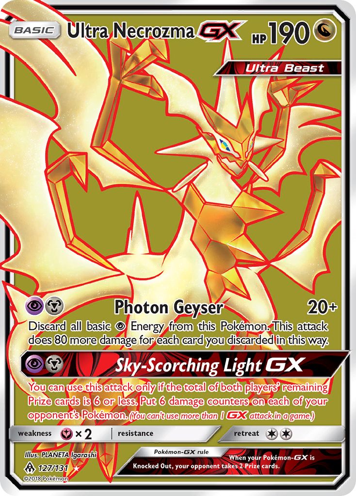 Ultra Necrozma GX (127/131) [Sun & Moon: Forbidden Light] | Game Master's Emporium (The New GME)