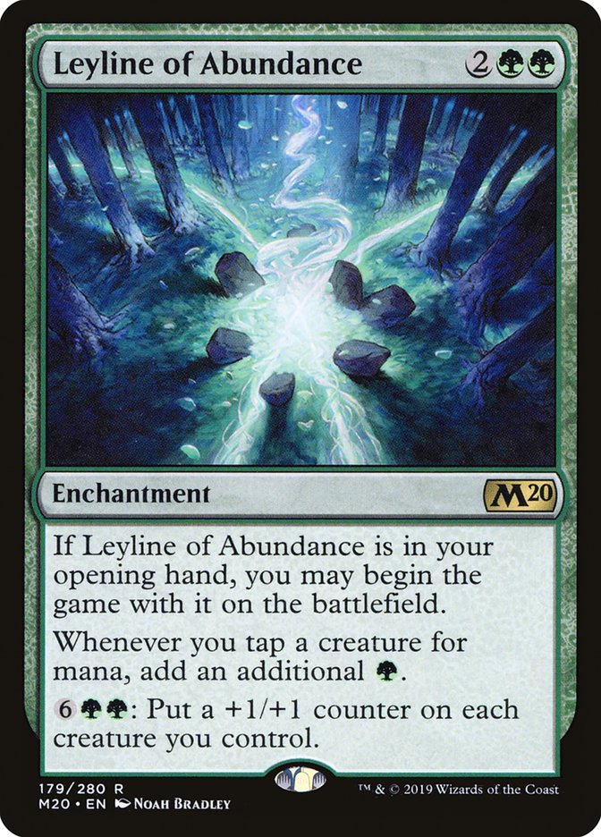 Leyline of Abundance [Core Set 2020] | Game Master's Emporium (The New GME)