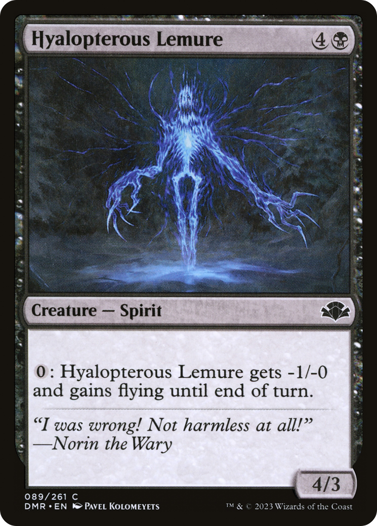 Hyalopterous Lemure [Dominaria Remastered] | Game Master's Emporium (The New GME)