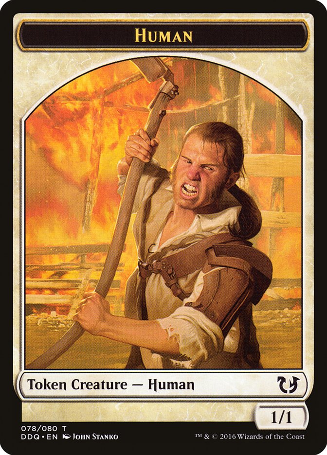 Human Token [Duel Decks: Blessed vs. Cursed] | Game Master's Emporium (The New GME)