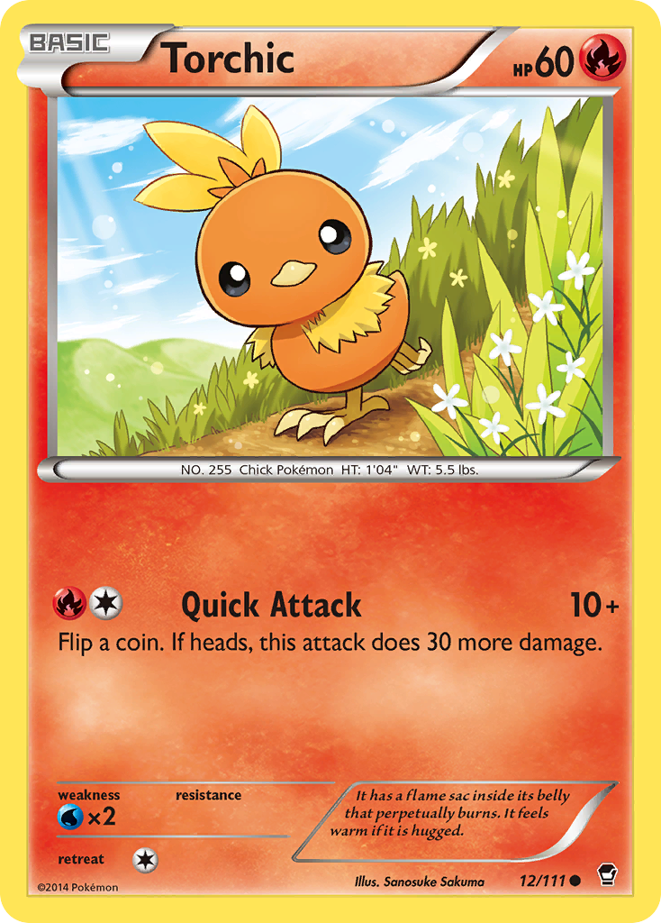 Torchic (12/111) [XY: Furious Fists] | Game Master's Emporium (The New GME)