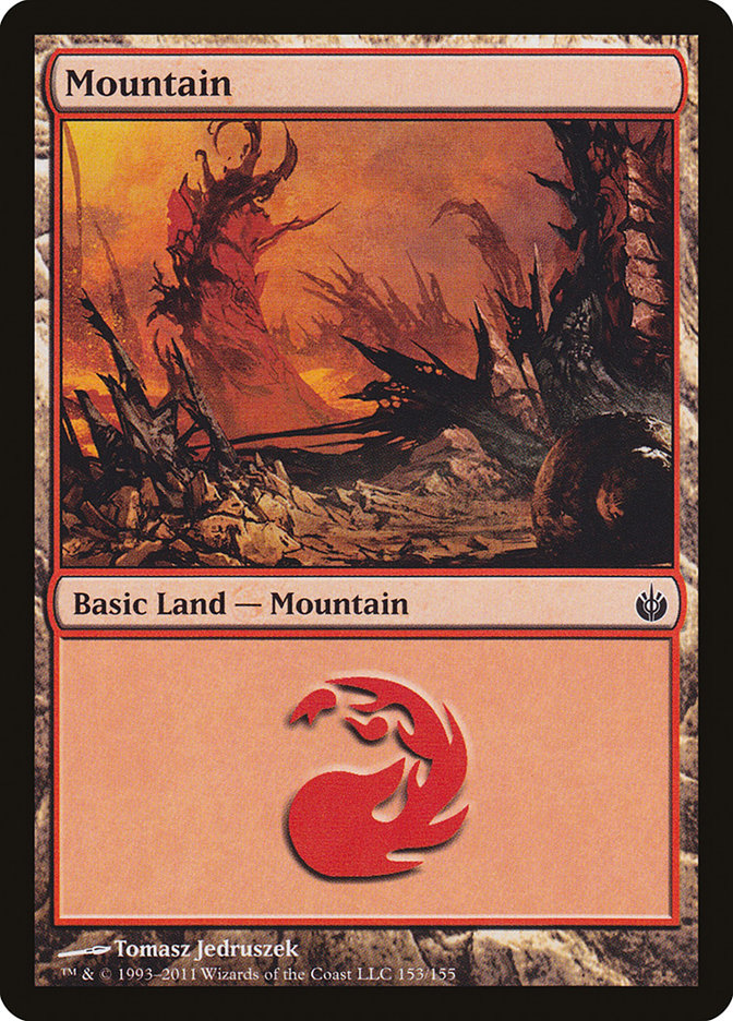 Mountain (153) [Mirrodin Besieged] | Game Master's Emporium (The New GME)