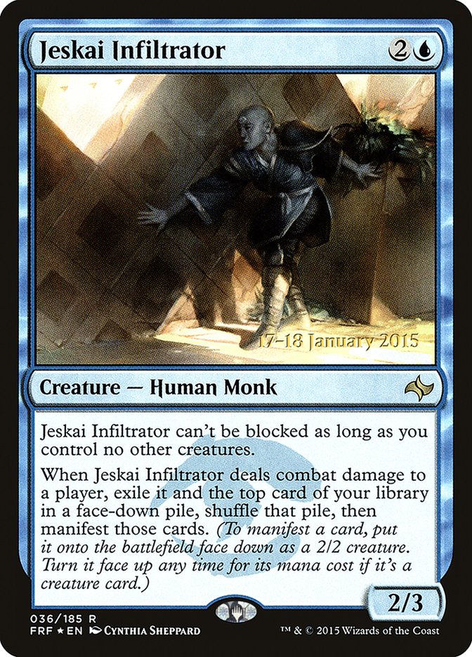 Jeskai Infiltrator [Fate Reforged Prerelease Promos] | Game Master's Emporium (The New GME)