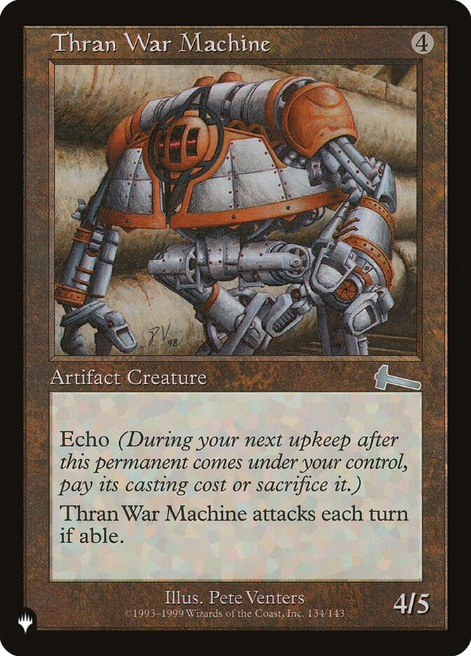 Thran War Machine [The List] | Game Master's Emporium (The New GME)