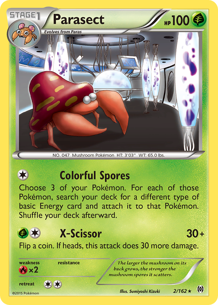 Parasect (2/162) [XY: BREAKthrough] | Game Master's Emporium (The New GME)