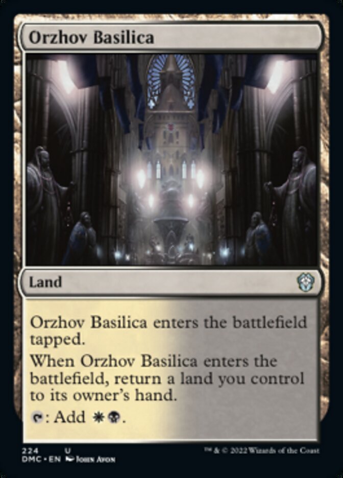 Orzhov Basilica [Dominaria United Commander] | Game Master's Emporium (The New GME)