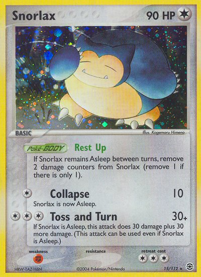 Snorlax (15/112) [EX: FireRed & LeafGreen] | Game Master's Emporium (The New GME)