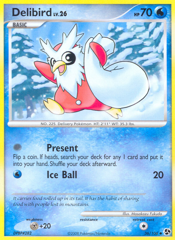 Delibird (36/106) [Diamond & Pearl: Great Encounters] | Game Master's Emporium (The New GME)