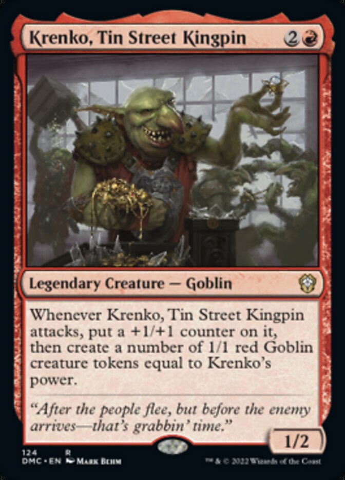 Krenko, Tin Street Kingpin [Dominaria United Commander] | Game Master's Emporium (The New GME)