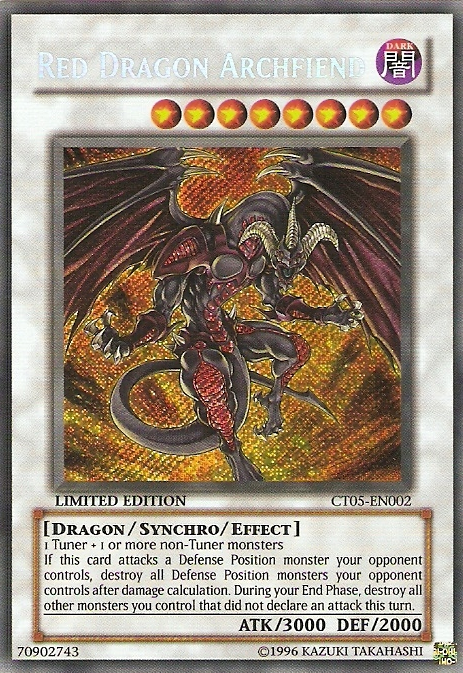 Red Dragon Archfiend [CT05-EN002] Secret Rare | Game Master's Emporium (The New GME)