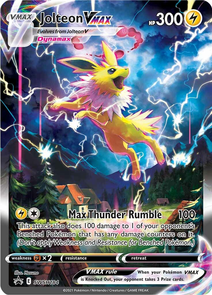Jolteon VMAX (SWSH184) [Sword & Shield: Black Star Promos] | Game Master's Emporium (The New GME)