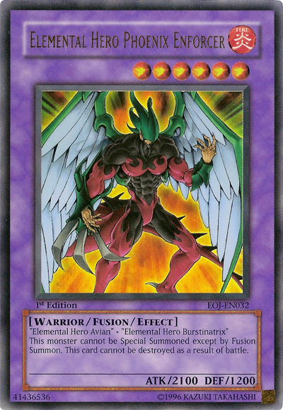 Elemental Hero Phoenix Enforcer [EOJ-EN032] Ultra Rare | Game Master's Emporium (The New GME)