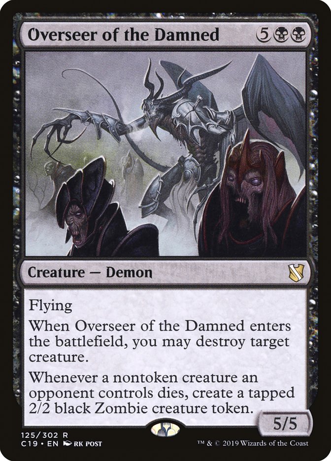 Overseer of the Damned [Commander 2019] | Game Master's Emporium (The New GME)