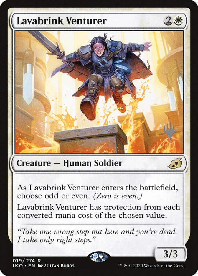 Lavabrink Venturer (Promo Pack) [Ikoria: Lair of Behemoths Promos] | Game Master's Emporium (The New GME)